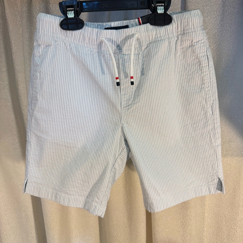 Tommy Hilfiger Boy’s Size 8-10 Light Blue Striped Shorts
